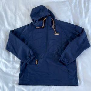 LL Bean Mountain Classic Anorak - Mens Medium in Nautical Navy